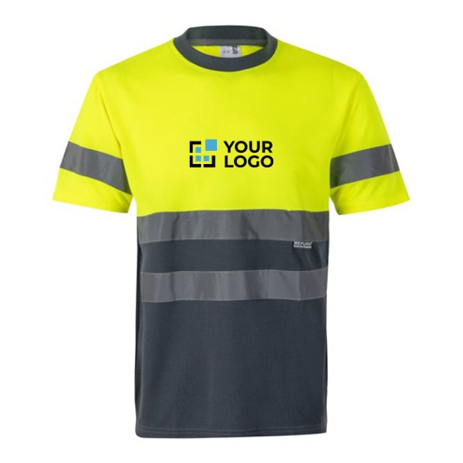 T-shirt technique de travail polyester réfléchissants 140 g/m² 