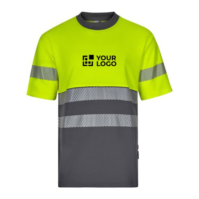 T-shirt de travail bicolore piqué de coton et polyester 150 g/m² 
