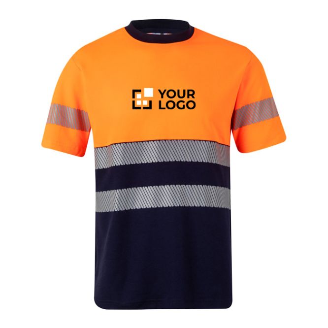 T-shirt de travail bicolore en piqué coton et polyester 150 g/m² 