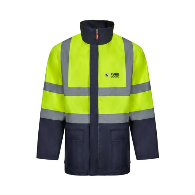 Parka de travail 4 en 1 bicolore avec revêtement 180 g/m² 