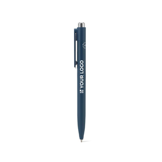 Stylo en aluminium recyclé avec clip innovant et encre bleue