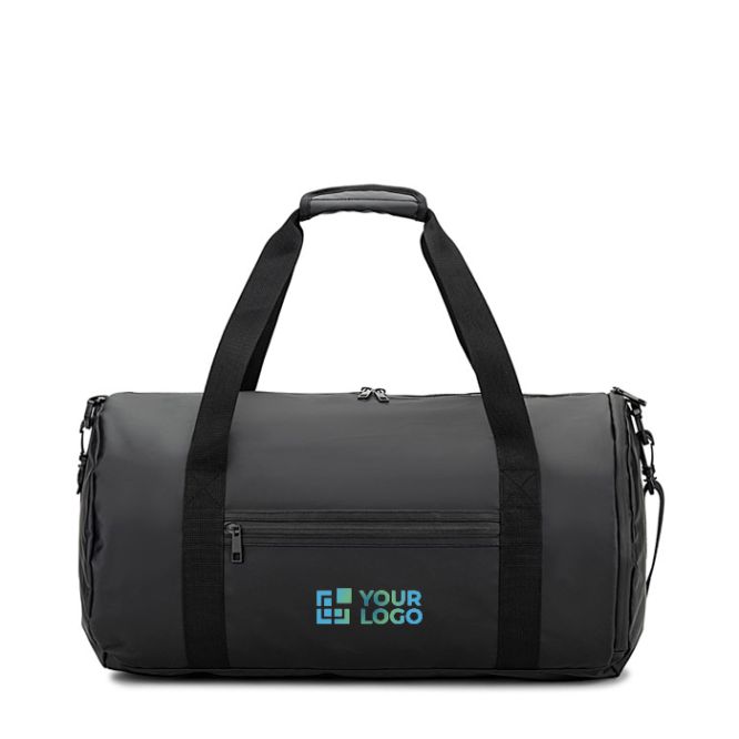 Sac de sport en polyester recyclé 600D avec compartiment à chaussures