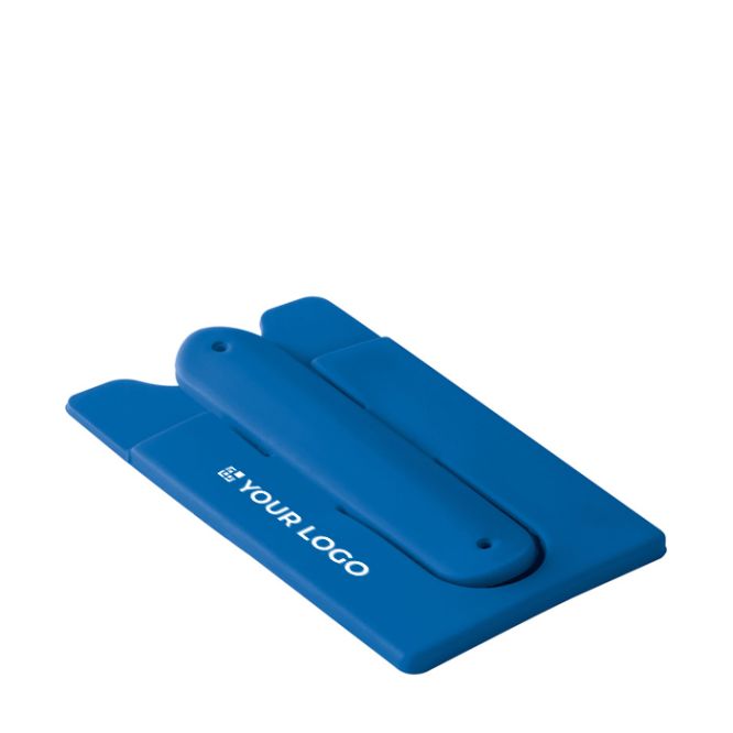 Porte cartes avec support mobile avec zone d'impression