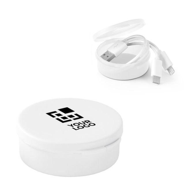 Câble avec plusieurs connexion avec étui