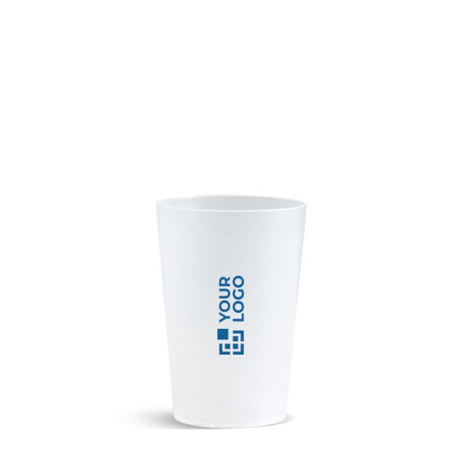 Gobelet réutilisable en plastique fabriqué en Europe, 200 ml
