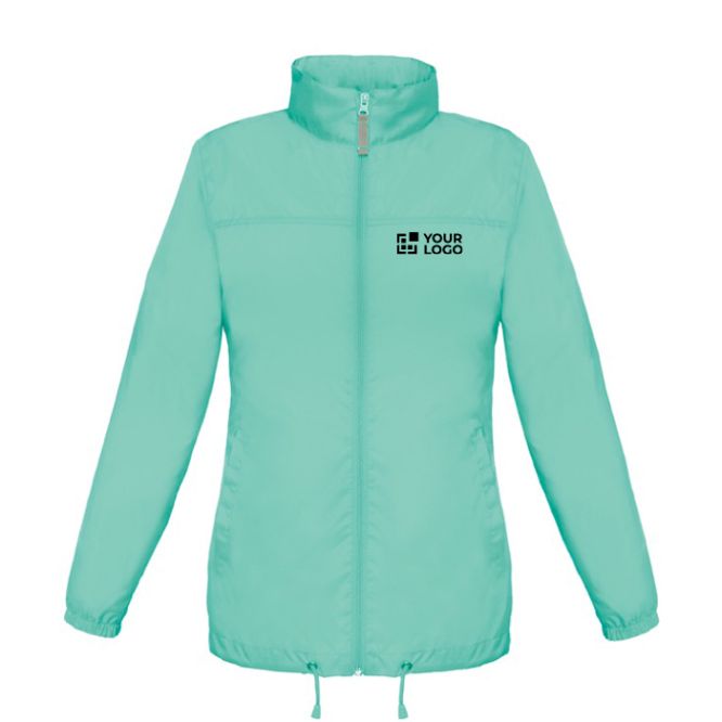 Coupe-vent ajustable pour femme en nylon déperlant B&C 