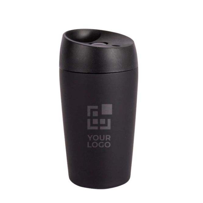 Verre à emporter unicolore compatible avec les machines à café 240ml avec zone d'impression