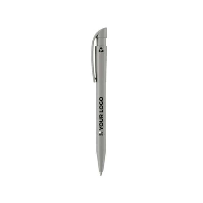 Stylo Stilolinea en plastique 100% recyclé à encre bleue avec zone d'impression