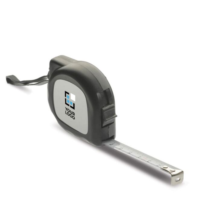 Mètre ruban de 2 mètres avec bracelet pour un transport facile avec zone d'impression