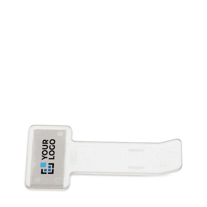 Support de voiture transparent pour utilisation du ticket de parking avec zone d'impression