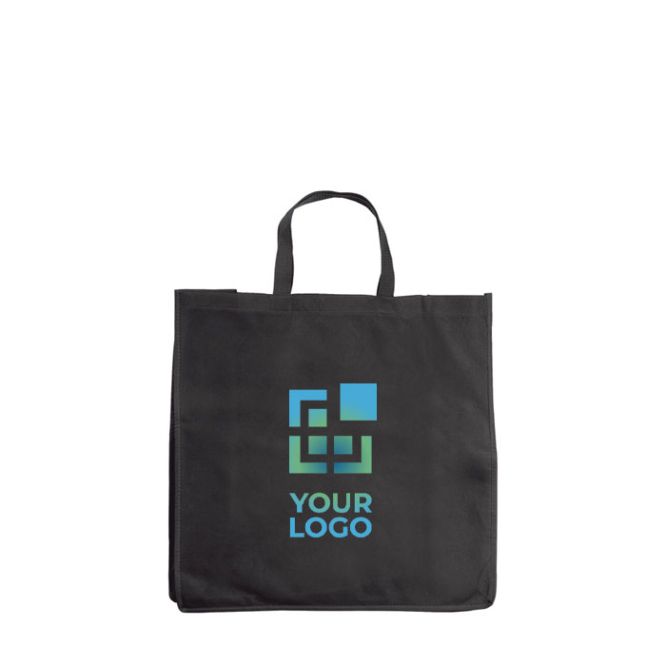 Grand sac non-tissé pour les courses en plusieurs couleurs 75 g/m² avec zone d'impression