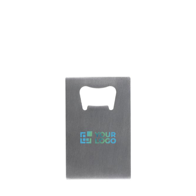 Décapsuleur en acier inoxydable en forme de carte de crédit