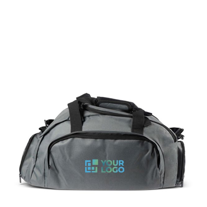 Sac de voyage en RPET avec plusieurs compartiments avec zone d'impression