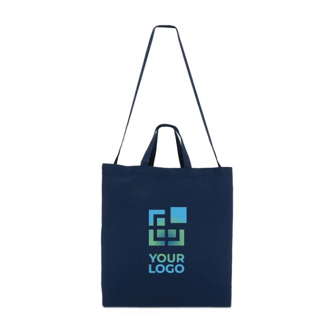 Sac en coton OEKO-TEX multicolore à double anses 220 g/m²