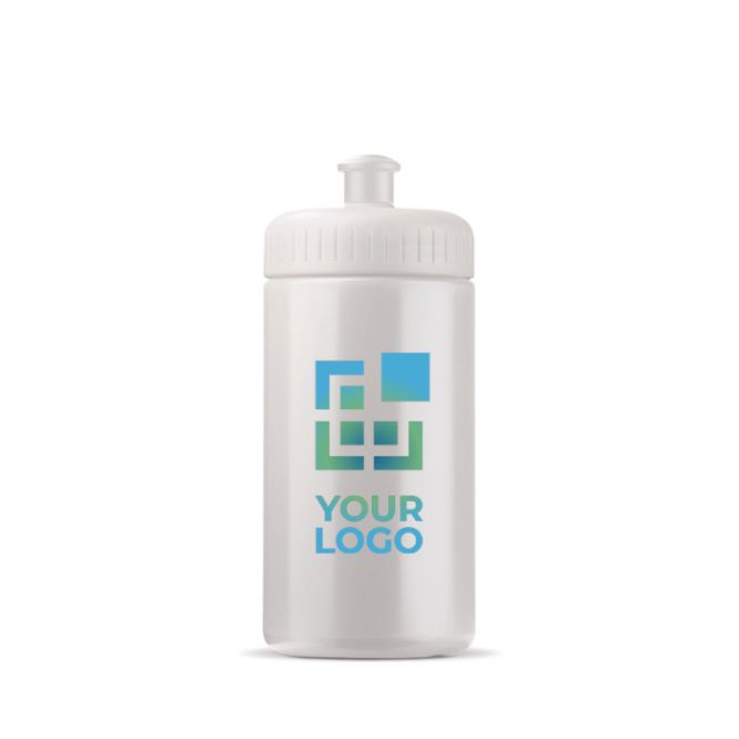 Bidon sportif en bioplastique sans BPA fabriqué en UE 500ml avec zone d'impression