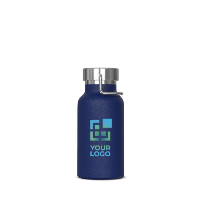 Gourde en acier inoxydable avec revêtement en poudre 350ml avec zone d'impression