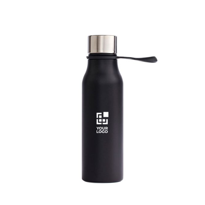 Gourde isotherme en inox avec couvercle anti-goutte et anse 450ml
