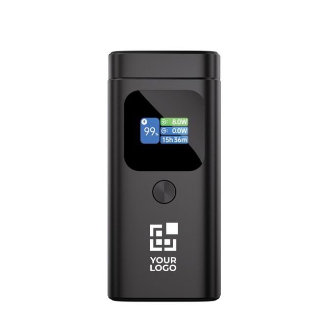 Powerbank en aluminium résistant et écran couleur HQ 15 000 mAh