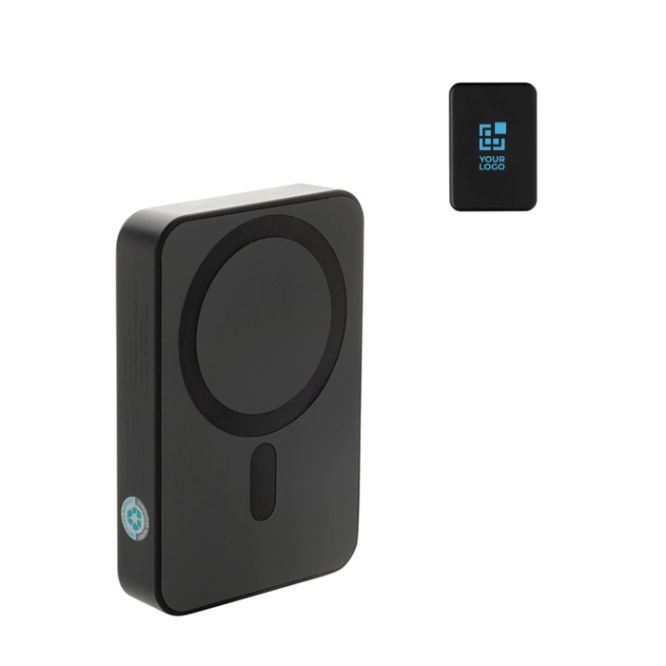 Powerbank de poche en ABS recyclé avec indicateur de charge 10 000 mAh
