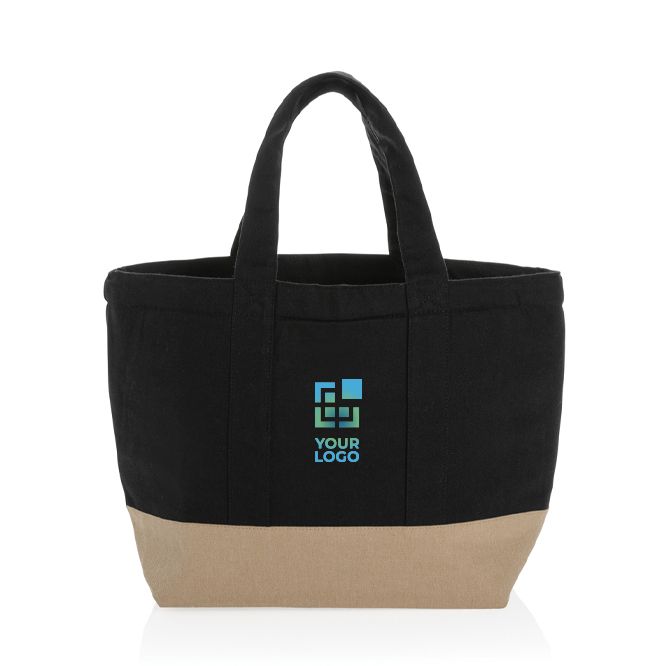 Petit sac isotherme en toile bicolore 285 g/m2 EcoTrace Raw 