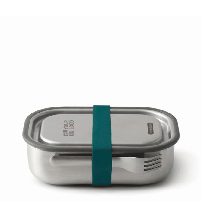 Lunch box en acier inoxydable avec couverts et sangle Black+Blum 1L
