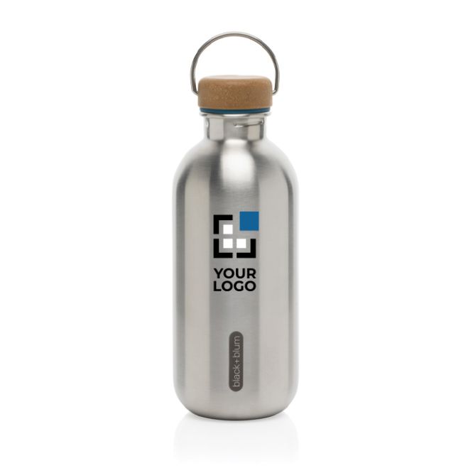 Bouteille d'eau en acier inoxydable anti-goutte Black+Blum 600ml