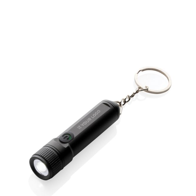 Lampe torche porte-clés rechargeable ultra-brillante avec LED Gearx