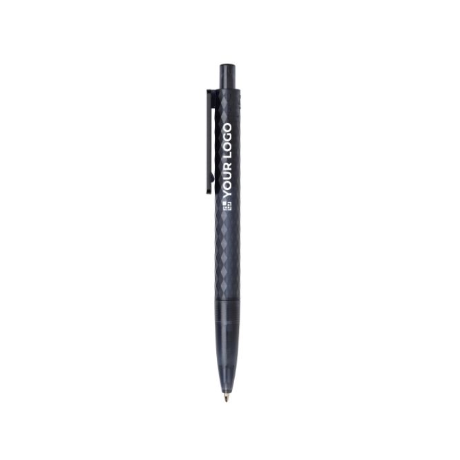 Stylo écologique au design géométrique avec encre bleue Dokumental®