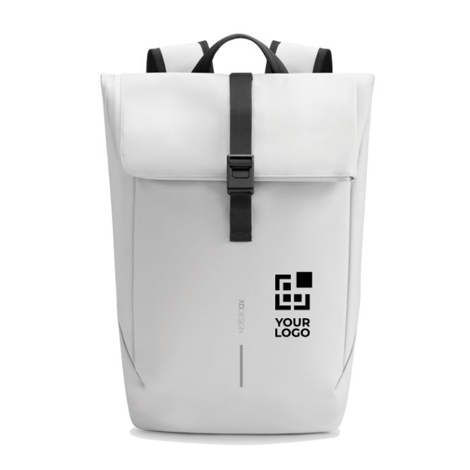 Sac à dos polyvalent en tissu résistant à l'eau avec rabat pour PC 16