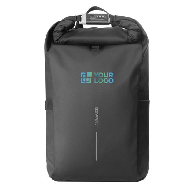 Sac à dos urbain imperméable avec fixation pour vélo et antivol 16