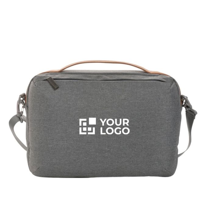 Mallette au design minimaliste vue avec zone d'impression