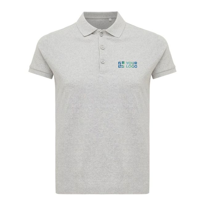 Polo femme coupe décontractée en coton piqué recyclé 220 g/m2 Iqoniq 