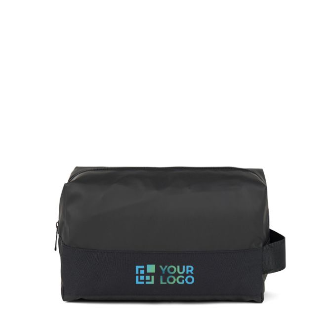 Trousse de toilette en polyester recyclé au design minimaliste