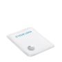 Chauffe-mains publicitaire couleur blanc avec zone d'impression