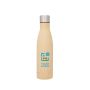 Bouteille isotherme pas cher imitation bois avec zone d'impression