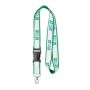 Lanyard personnalisé avec boucle détachable avec zone d'impression