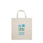 Sac tissu personnalisable avec votre design vue avec zone d'impression