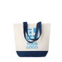 Grand sac de plage personnalisé sans BPA vue avec zone d'impression