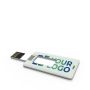 Carte USB avec grande surface de marquage logo entreprise