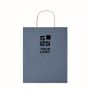 Sac en papier personnalisable vue avec zone d'impression