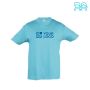 T-shirts basiques pour enfants personnalisés avec zone d'impression