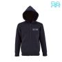 Sweat imprimé pour enfant avec capuche couleur noir