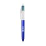 Stylo 4 couleurs avec des tons givrés avec zone d'impression