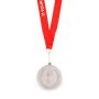 Médaille métallique de type olympique avec zone d'impression
