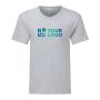 T-shirt publicitaire col en V coton 150 g/m2 avec zone d'impression