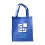 Sac personnalisable non tissé 80 g/m2 couleur bleu marine avec zone d'impression