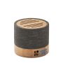 Enceinte RPET et bambou avec connexion 5.0 avec zone d'impression