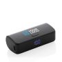 Powerbank de poche multi-appareils 5 000 mAh couleur noir avec zone d'impression