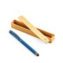 Stylo en acier inoxydable recyclé à encre noire Dokumental®