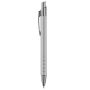 Stylo en aluminium avec finition mate et 5 anneaux argentés